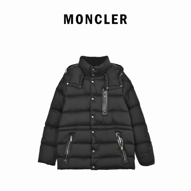 MonxxEr 2023Ss冬季新品蒙口 Zui高级别 工艺 面料 都出自一线代工出品 简约干练连帽羽绒夹克款外套 简洁流畅线条感 内里一抹绿的点缀 绝对是吸引