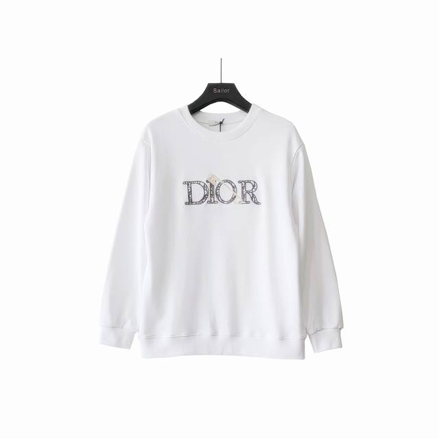 细节图 Ddd Dior 迪奥 渐变喷墨印花圆领卫衣 Ddd 大logo标识精致升级 男女同款 Ddd 原版面料 官方同款 Ddd 420克双股大毛圈面料同缸染