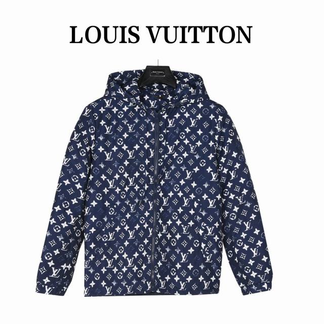 Louis Vuittox 2024新品上架 Ddd 双面穿夹克外套 Ddd 24早春系列 定制yb进口材质 双面穿设计理念 一面满印老花 一面满印花卉图案 可