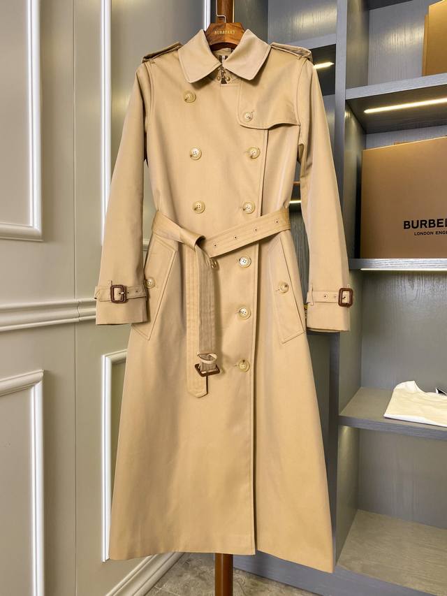 Burberry 肯辛顿版型-23早秋最新款 Heritage Trench长款风衣 Bur王牌尖货 镇店之宝 能传承几代的经典风衣 最顶级的原厂原面料 市场最