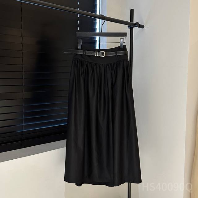 24Ss 气质腰带半裙 版型遮胯 低调高级又百搭 轻松get多种穿搭风格 S M L