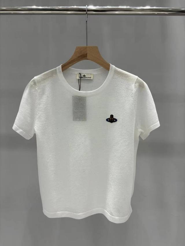 Vivienne Westwood西太后夏季新款 土星logo针织短袖 码数：Sml