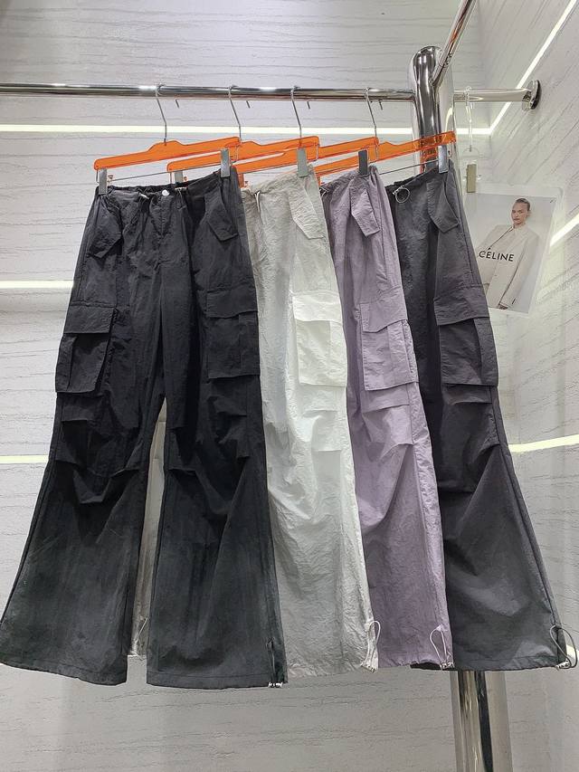 Acne Studios 新款喷漆渐变色工艺休闲工装裤 腰可调节 双大口袋设计 速干面料 时尚潮酷减龄必备 四色 Smlxl